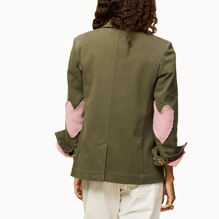 WORKDAY LOVE BLAZER (ARMY GREEN) - KERRI ROSENTHAL