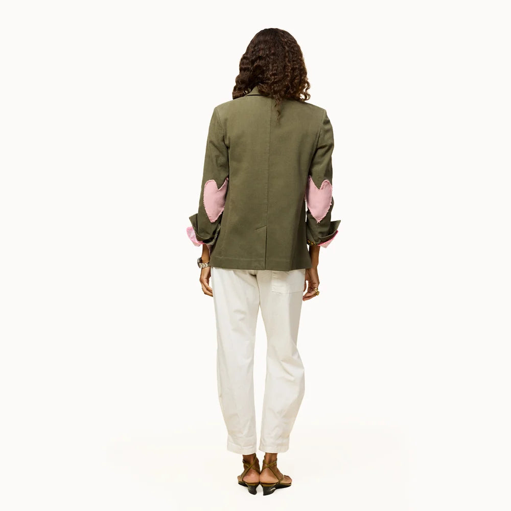 WORKDAY LOVE BLAZER (ARMY GREEN) - KERRI ROSENTHAL