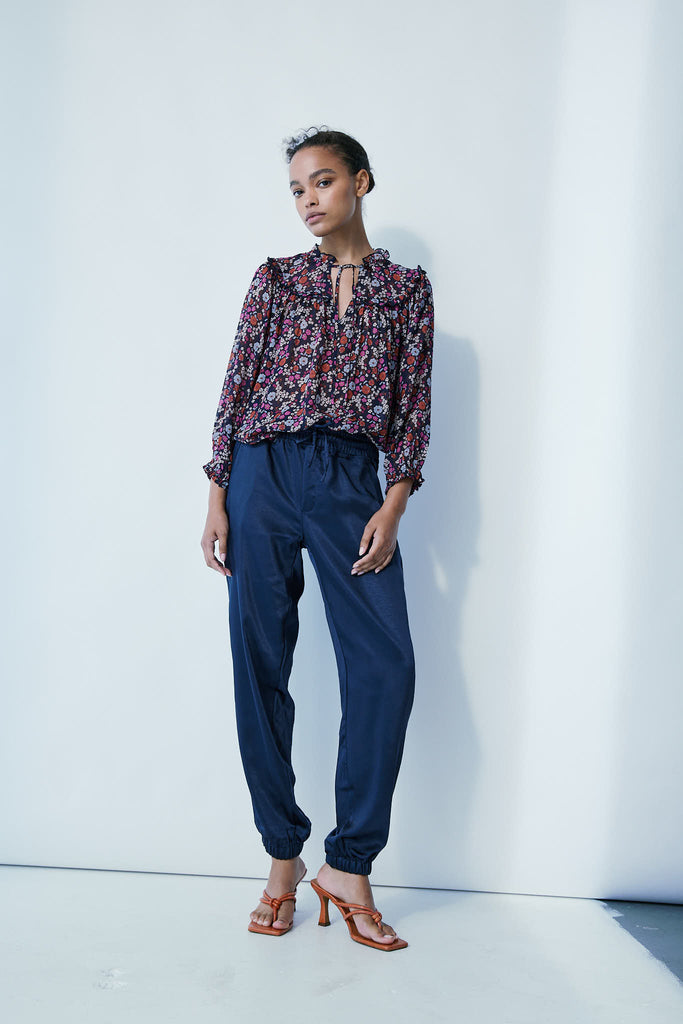 YURI RETRO FLORAL BLOUSE - MELISSA NEPTON