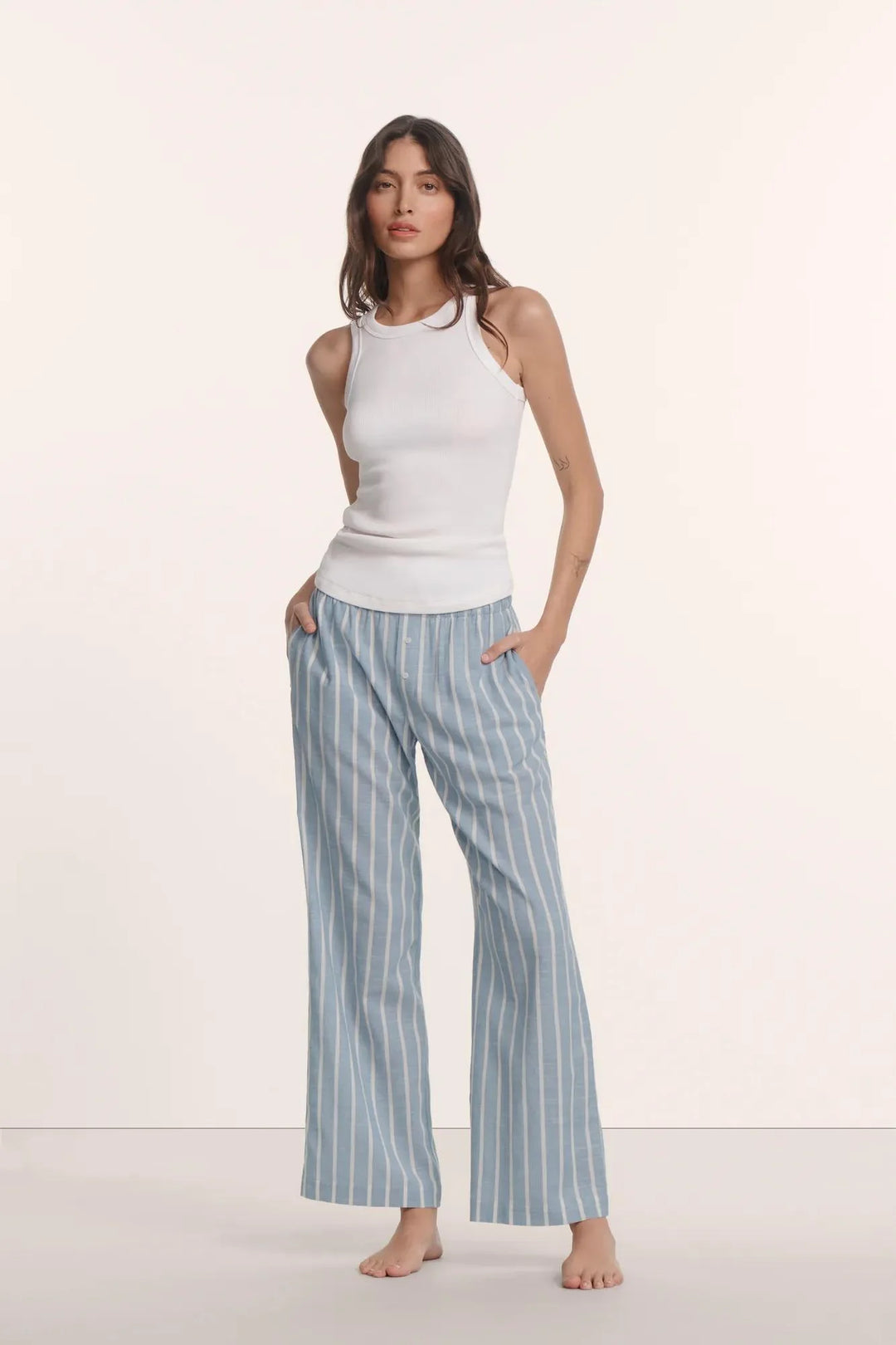 NAUTICO BOXER PANT (CLASSIC STRIPE SLATE) - EBERJEY