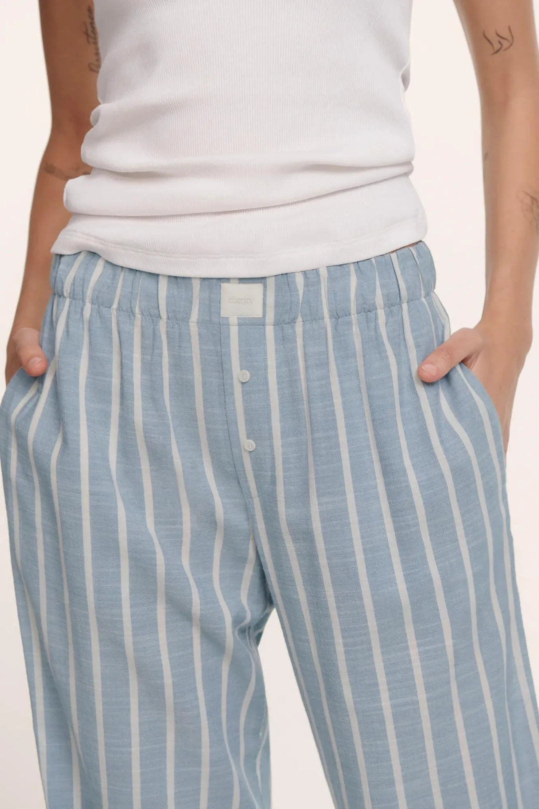 NAUTICO BOXER PANT (CLASSIC STRIPE SLATE) - EBERJEY