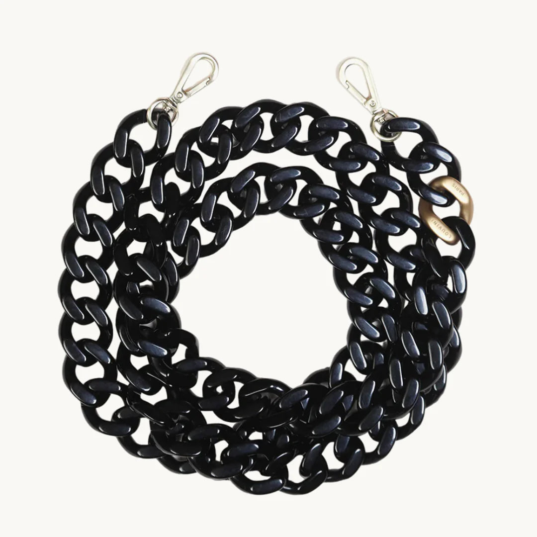 ZOE CHAIN (BLACK) - LOUVINI