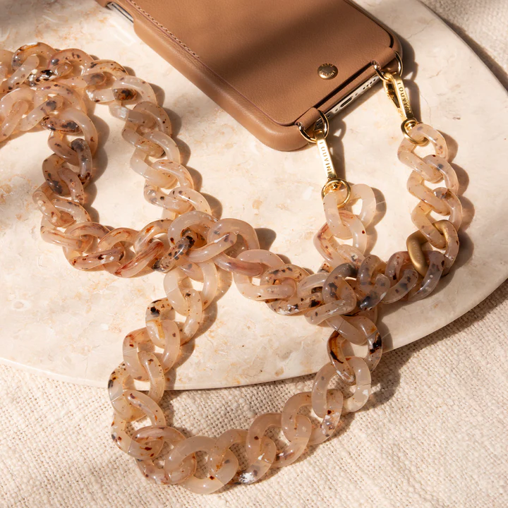 ZOE CHAIN (BEIGE TORTOISSHELL) - LOUVINI