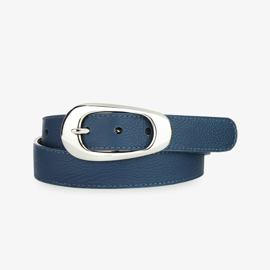 ZYA BELT (INDIGO NAPPA) - BRAVE
