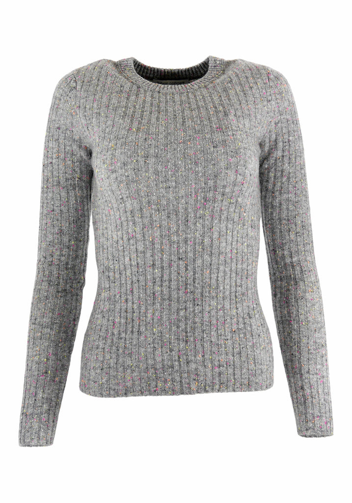 RIBBED CASHMERE CREW (TUTTI FRUTTI) - AUTUMN CASHMERE