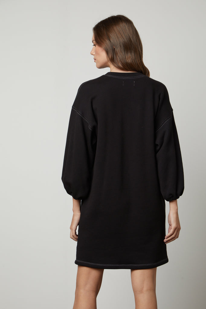JENSEN AUTUMN FLEECE DRESS - VELVET