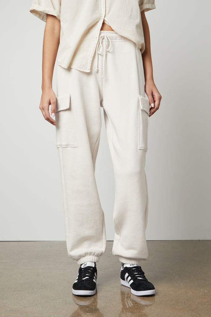 AUTUMN FLEECE CARGO PANT - VELVET