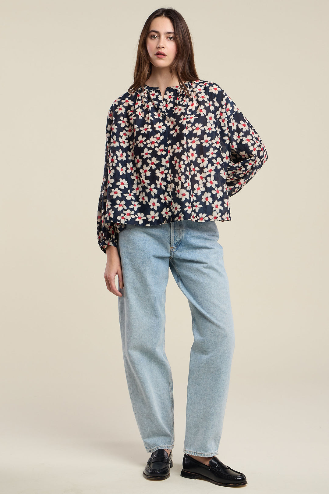 FLORA AUTUMN BLOOM PRINT (MULTI) - VELVET
