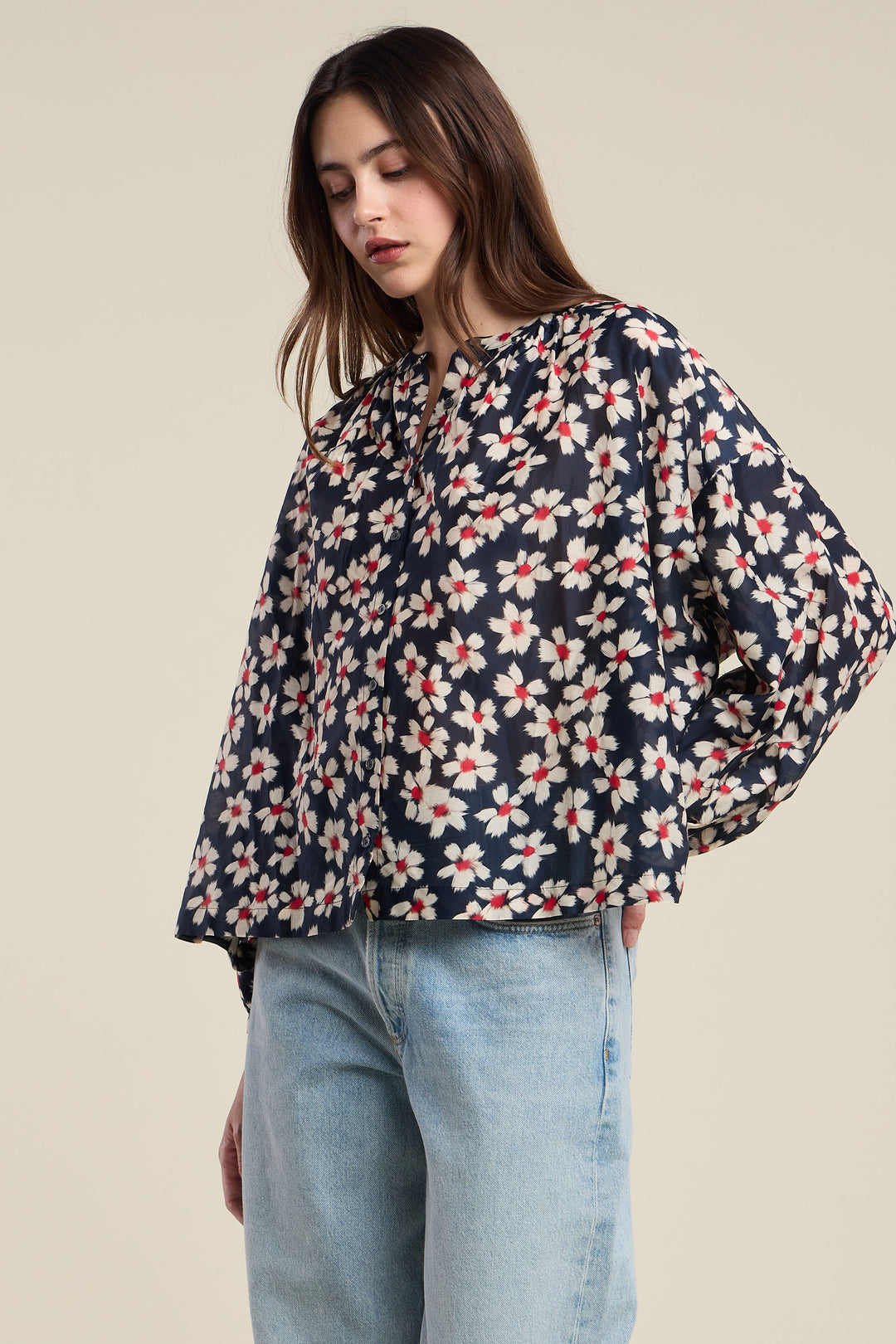 FLORA AUTUMN BLOOM PRINT (MULTI) - VELVET