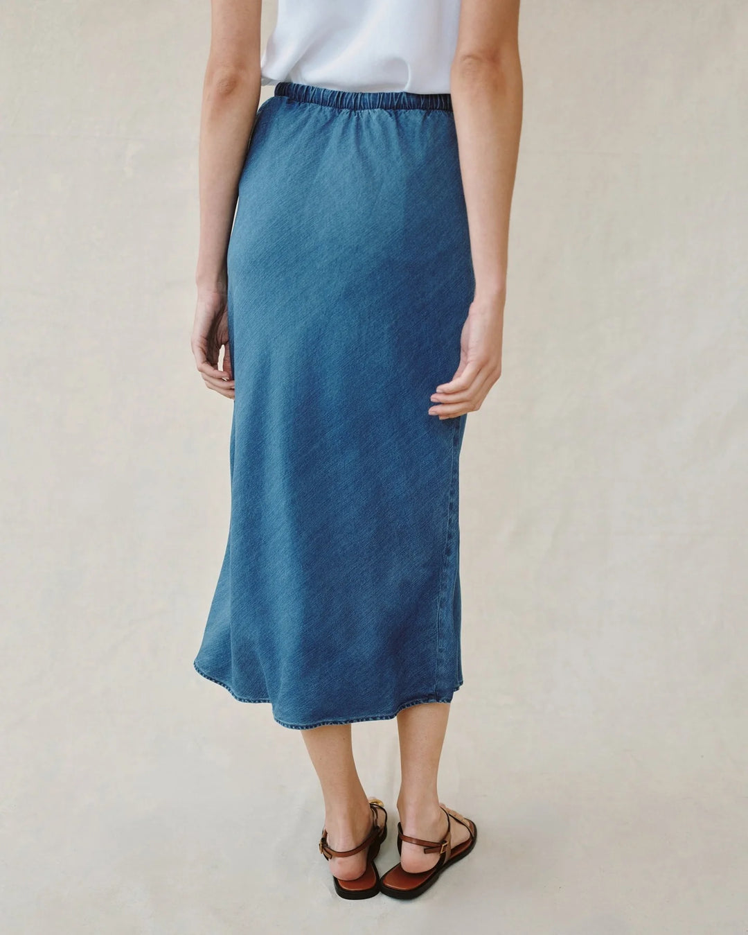 BIAS SKIRT WITH TIE - BELLA DAHL