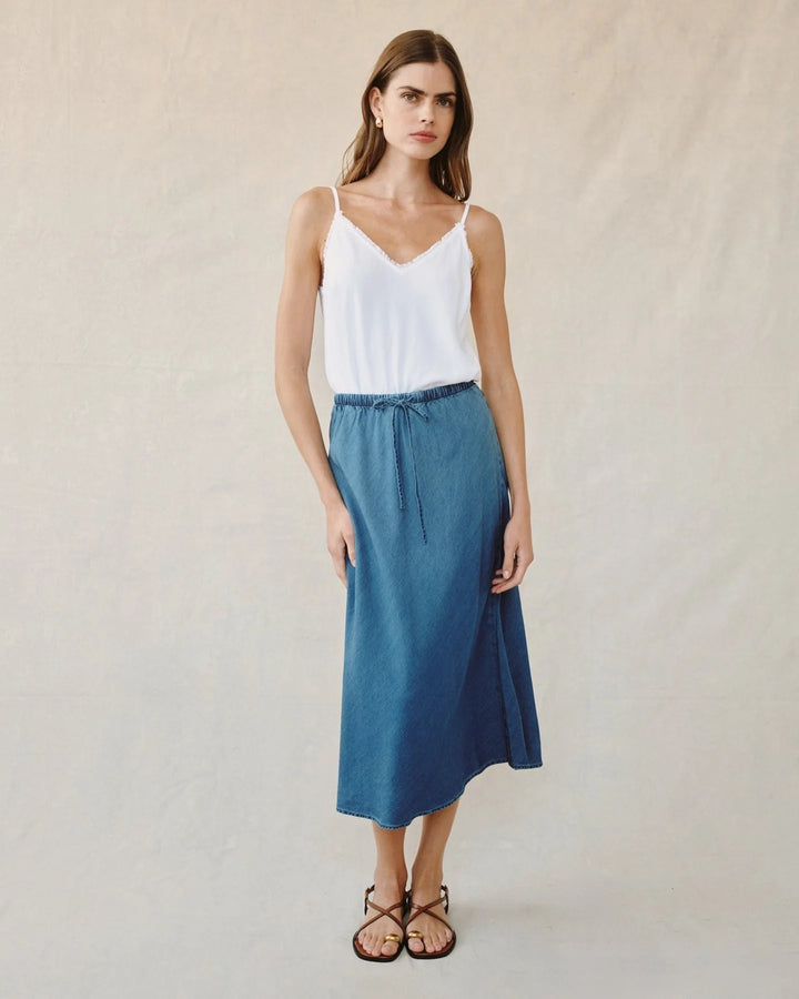 BIAS SKIRT WITH TIE - BELLA DAHL