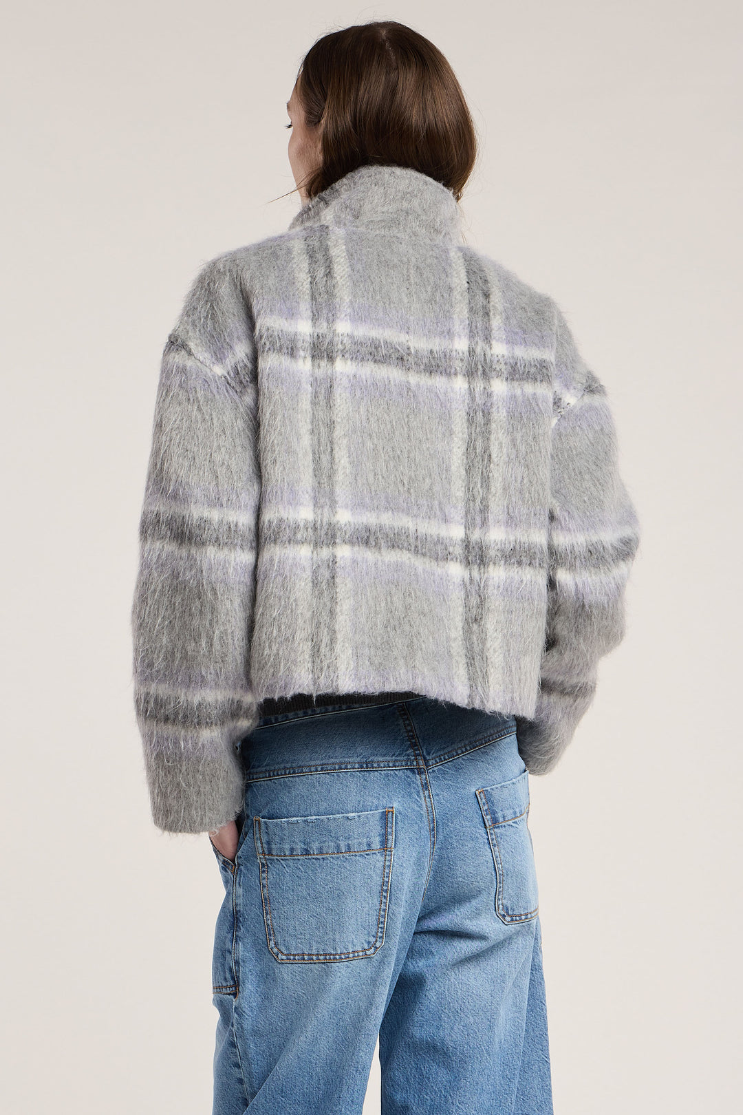 HAVEN BRUSHED PLAID JACKET (MULTI) - VELVET