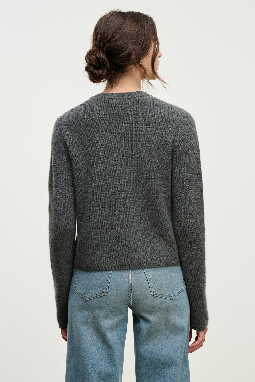TINA CASHMERE CARDIGAN - VELVET