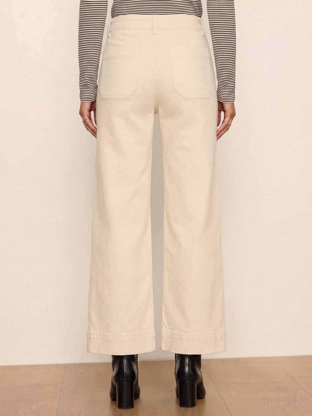 CHELSEA WIDE LEG PANT (FRENCH VANILLA) - SANCTUARY
