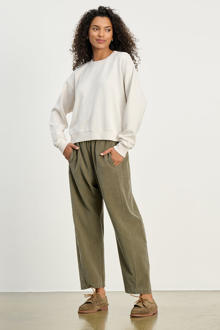 LANEY COTTON CORDUROY PANT - VELVET