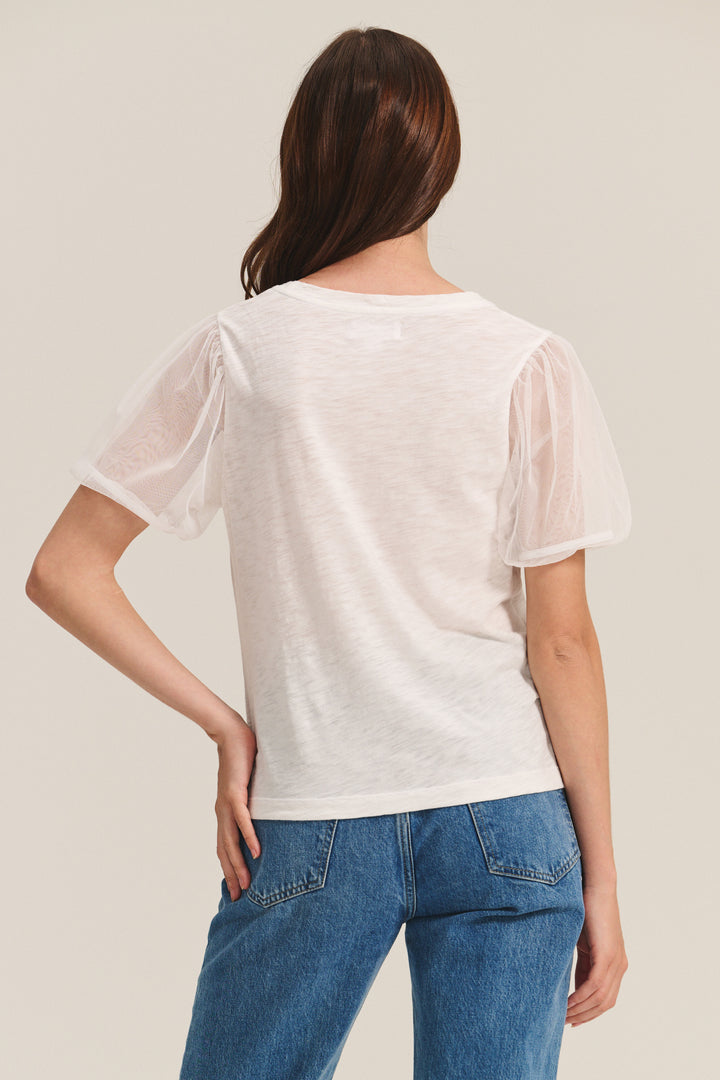 JUSTINE TOP (WHITE) - VELVET
