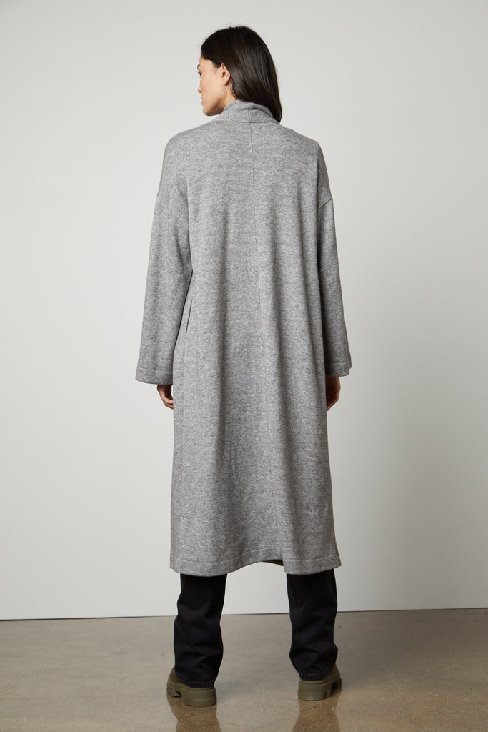 PATRICIA COZY LONG CARDIGAN - VELVET
