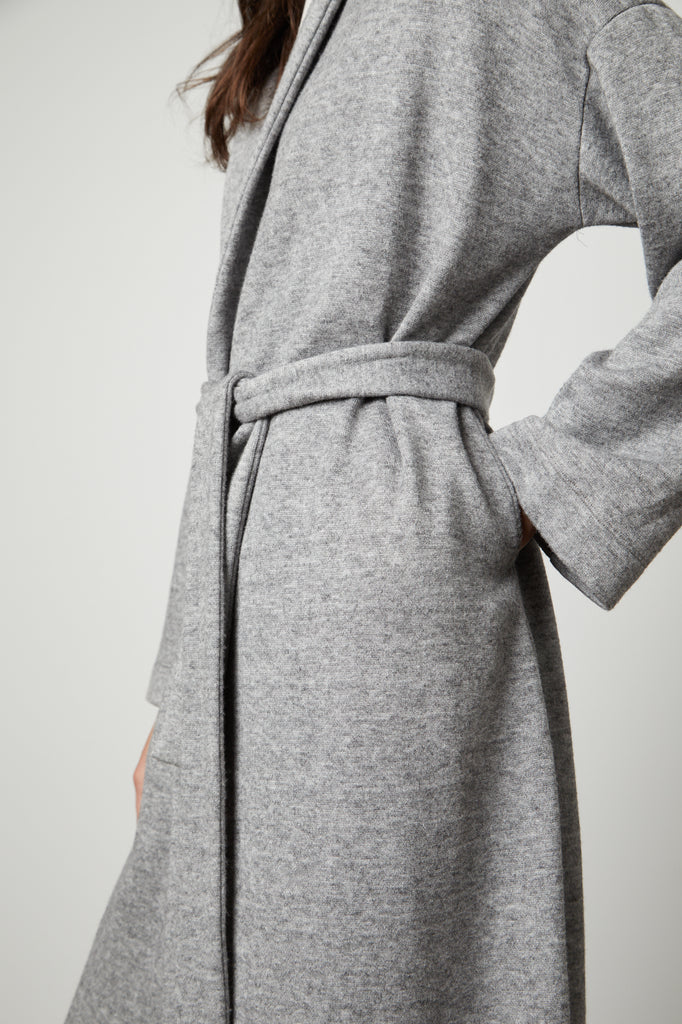 PATRICIA COZY LONG CARDIGAN - VELVET
