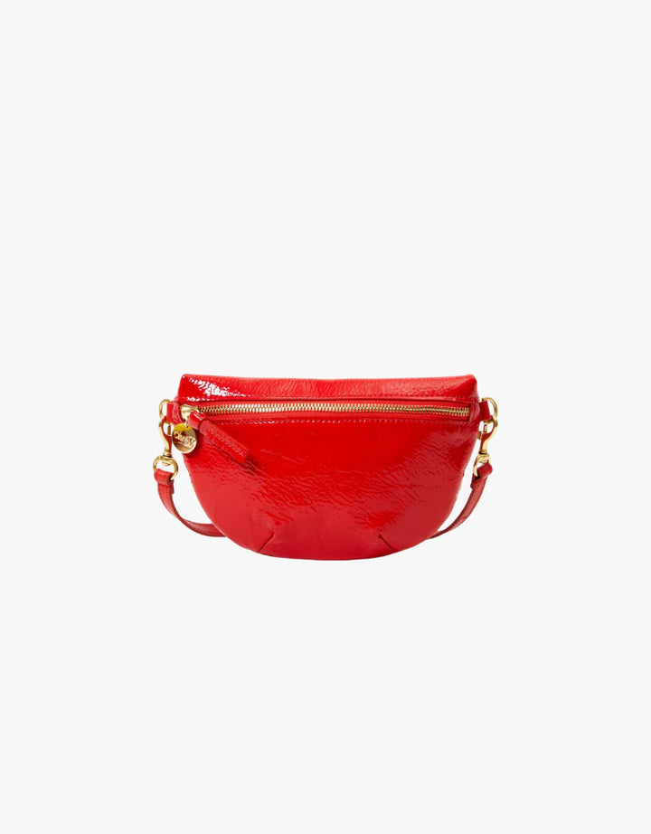 PUCKER PATENT RED PETITE FANNY - CLARE V.