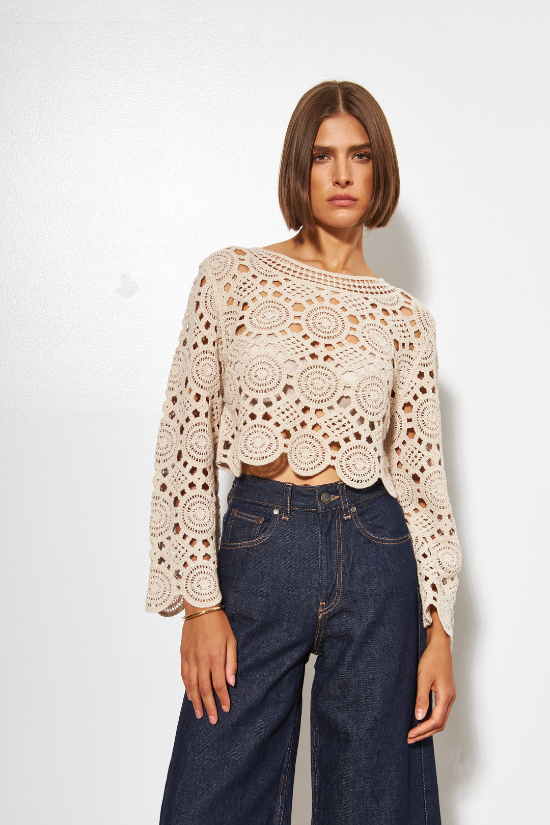 ROMIE CROCHET TOP - LINE