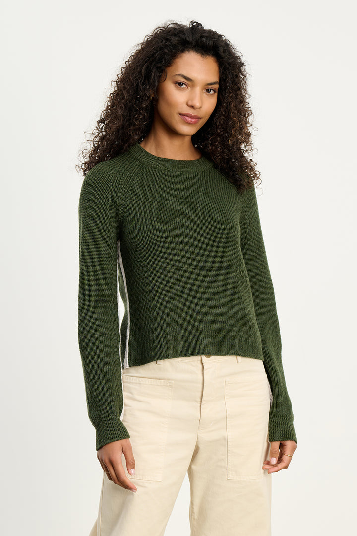 SAVANNAH ENGINEERED STITCH SWEATER - VELVET