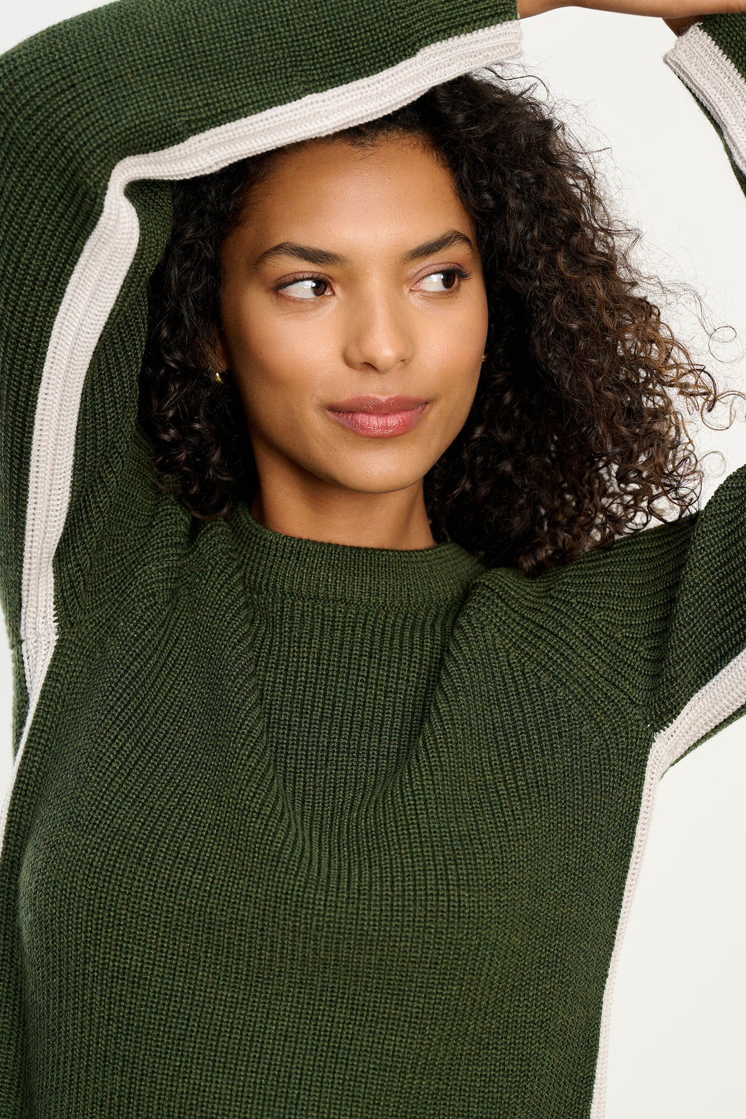 SAVANNAH ENGINEERED STITCH SWEATER - VELVET