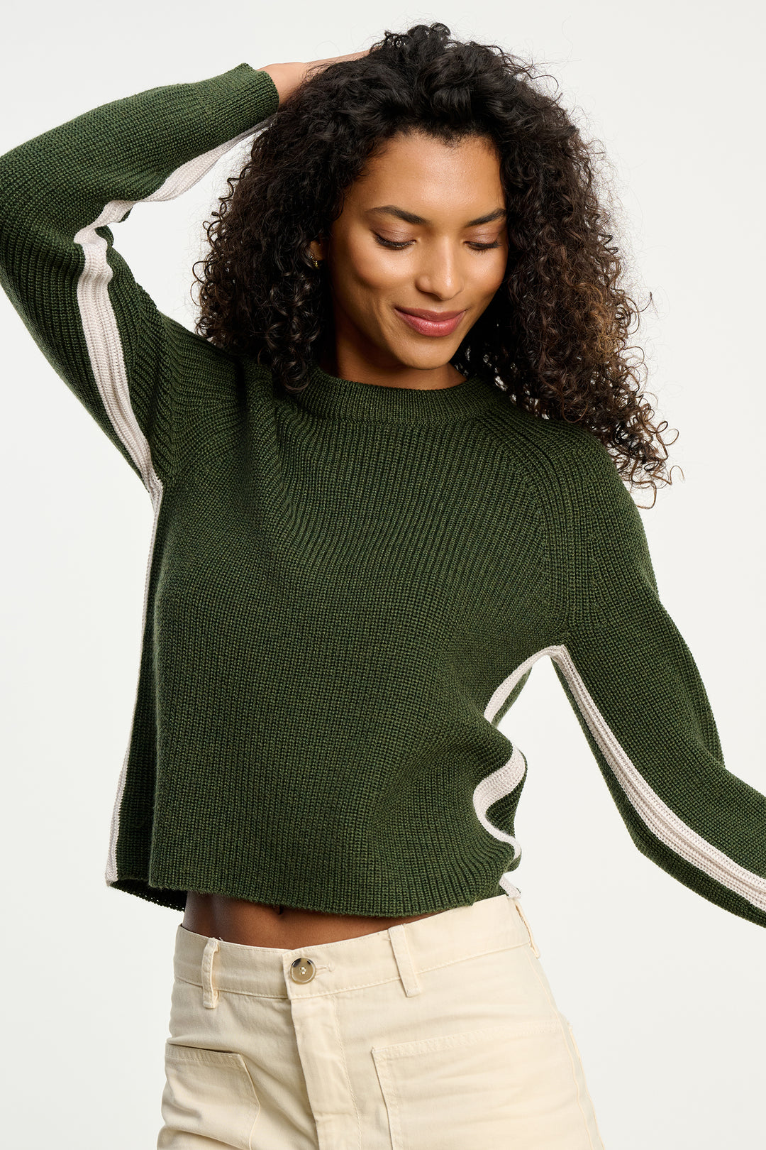 SAVANNAH ENGINEERED STITCH SWEATER - VELVET