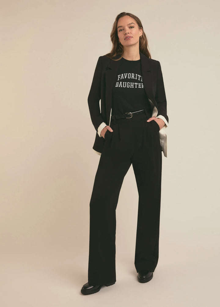 CROPPED COLLEGIATE TEE - FAVORITE DAUGHTER