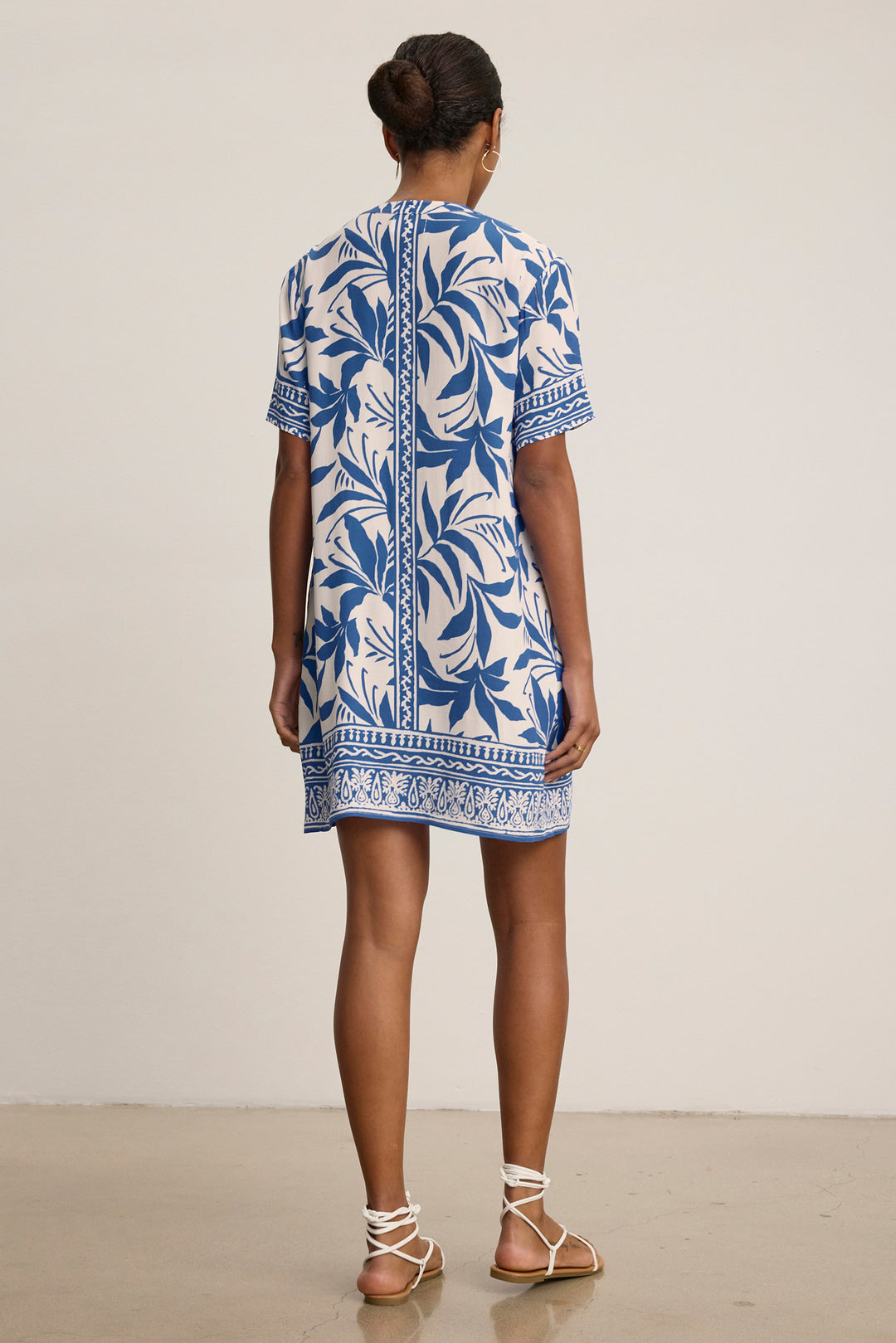 VANESSA FIJI PRINT DRESS - VELVET