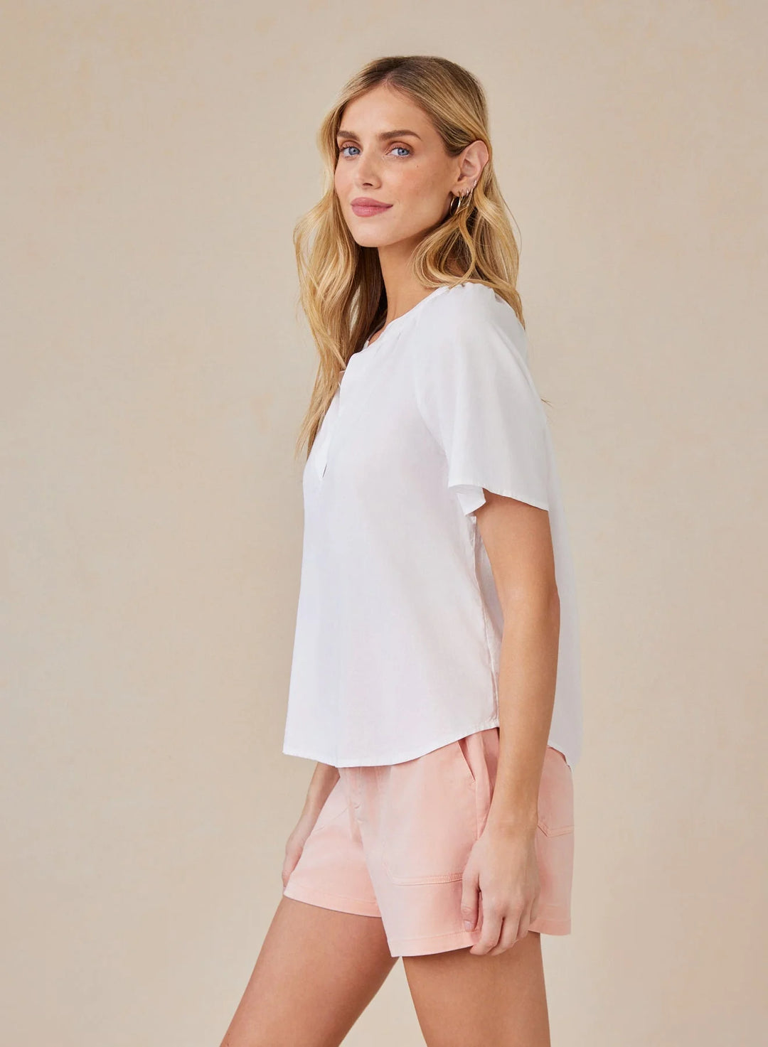 FLOWY SHORT SLEEVE PULLOVER - BELLA DAHL