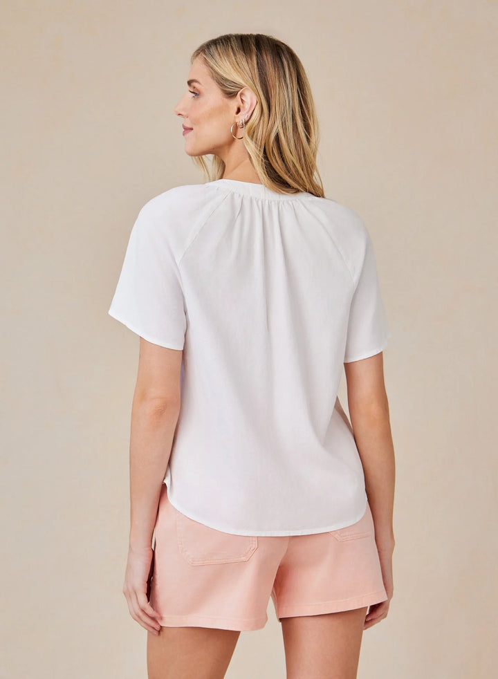 FLOWY SHORT SLEEVE PULLOVER - BELLA DAHL