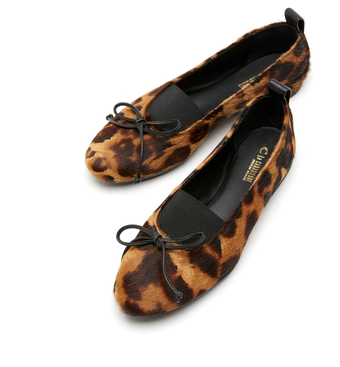 GRADUATE LEOPARD BALLET FLAT (BROWN) - LA CANADIENNE
