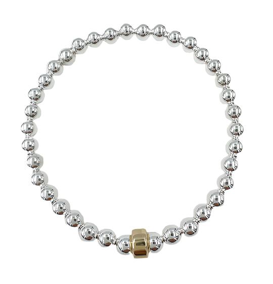 GOLD RONDELLE BRACELET - SASKIA DEVRIES