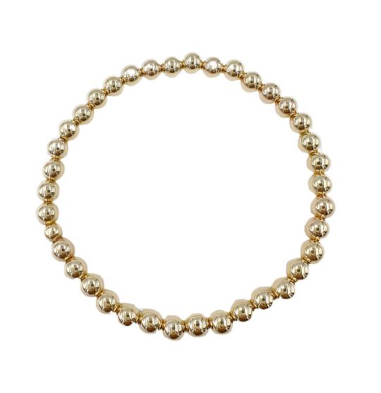 6MM LEAVE ON BRACELET (GOLD) - SASKIA DEVRIES