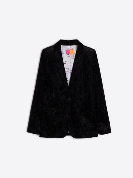 HARLOW JACKET WITH SHIMMER - VILAGALLO