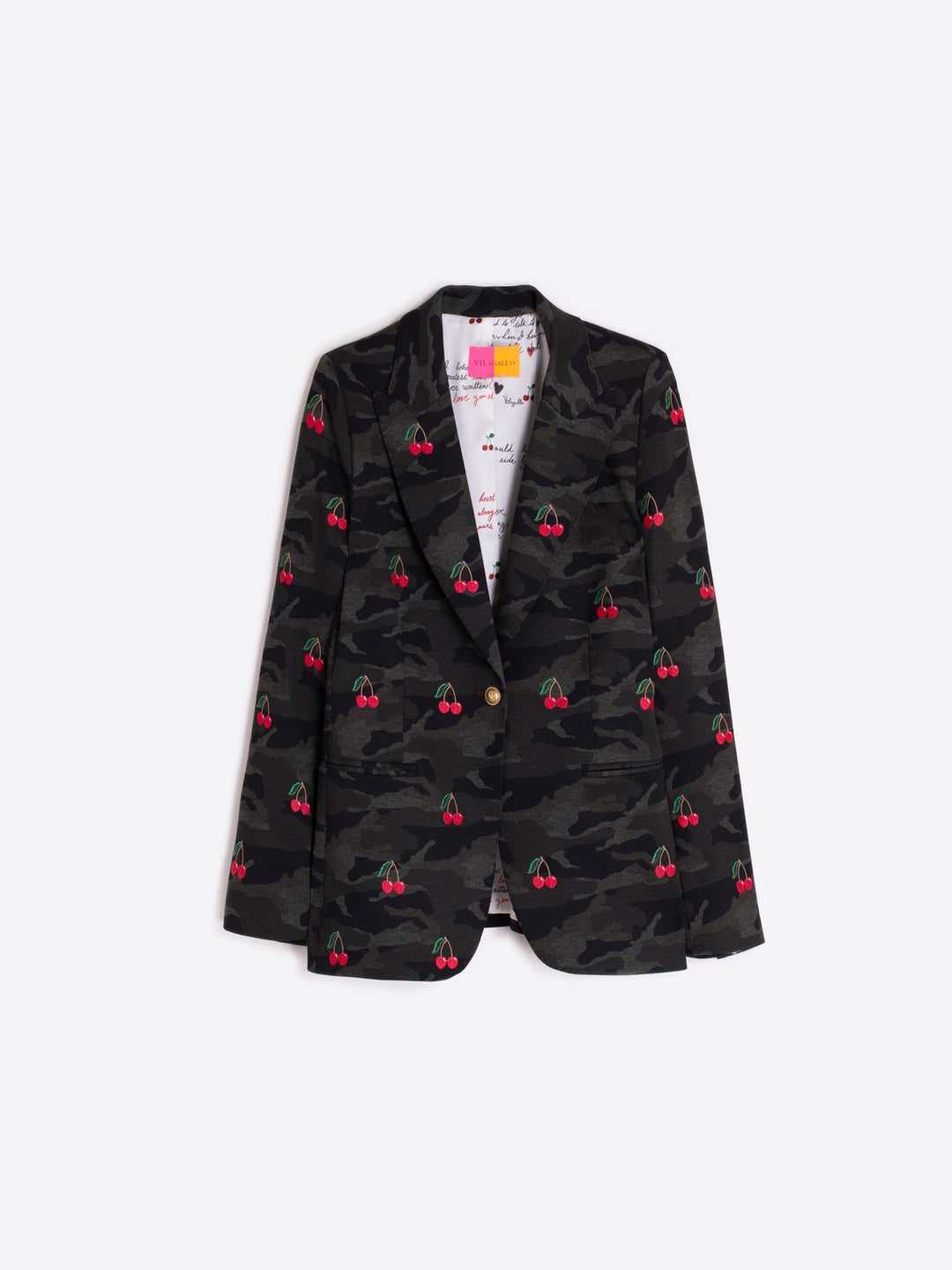 HEATHER EMB BLAZER (PUNTO CAMUFLAJE) - VILAGALLO