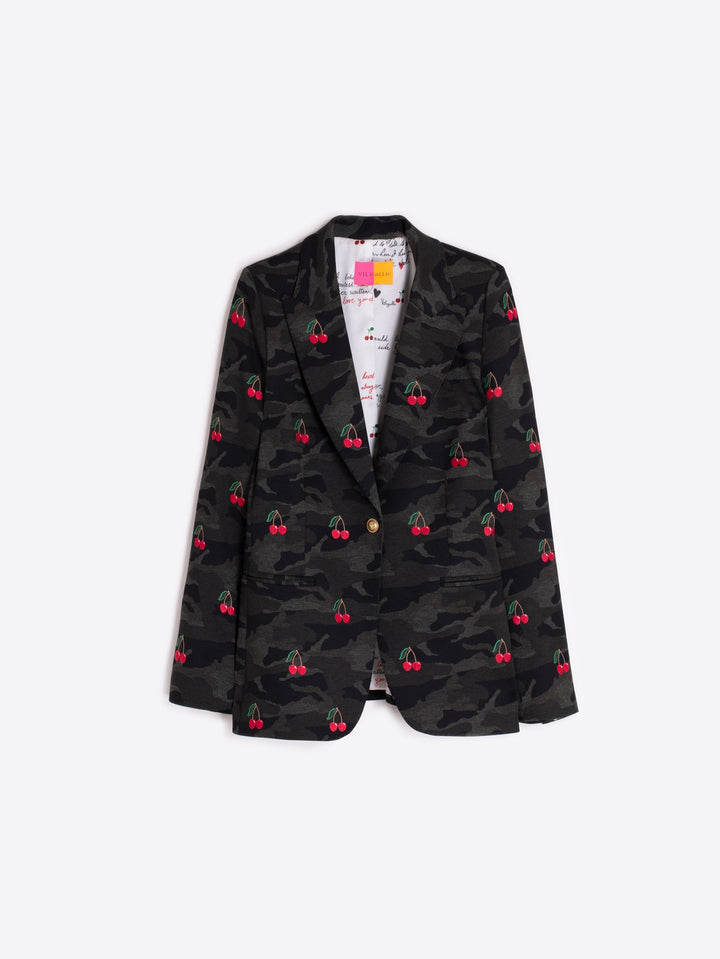 HEATHER EMB BLAZER (PUNTO CAMUFLAJE) - VILAGALLO