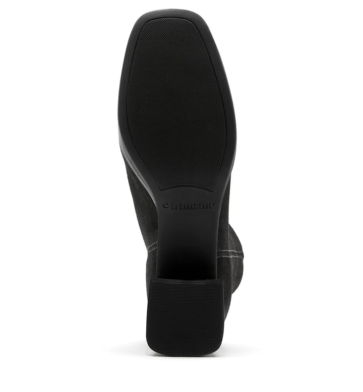 JASON SUEDE BOOTIE (BLACK) - LA CANADIENNE
