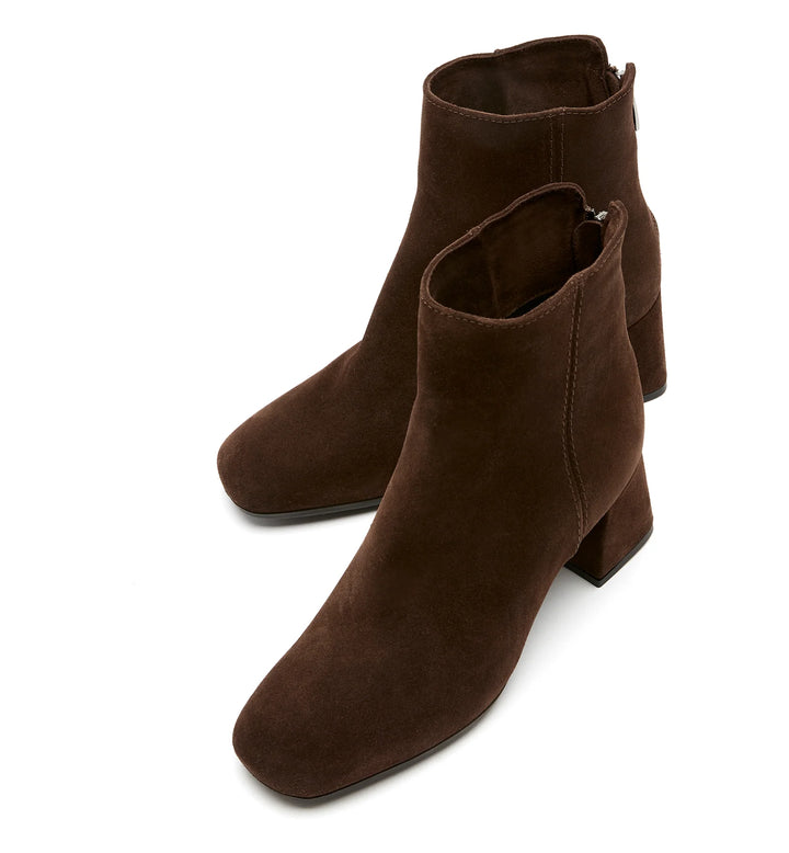 JASON SUEDE BOOTIE (BRUNETTE SUEDE) - LA CANADIENNE