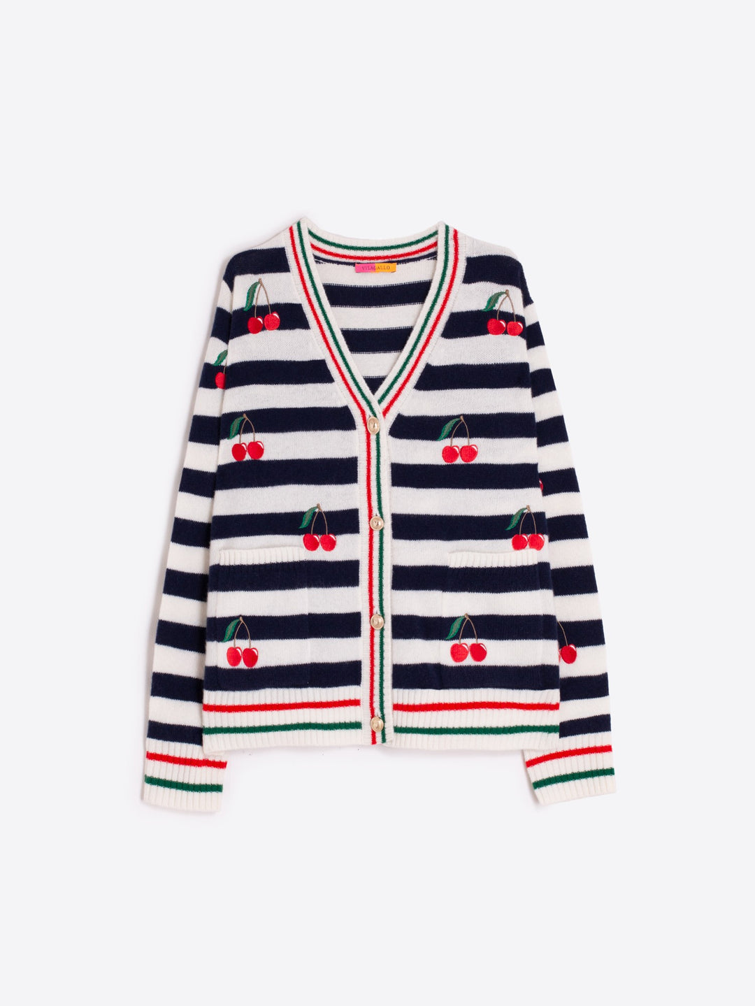ALINA STRIPED CARDIGAN - VILIGALLO