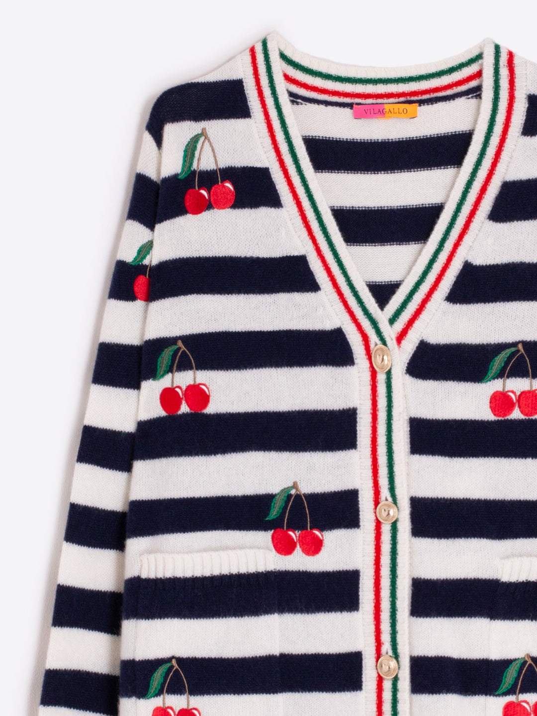 ALINA STRIPED CARDIGAN - VILIGALLO