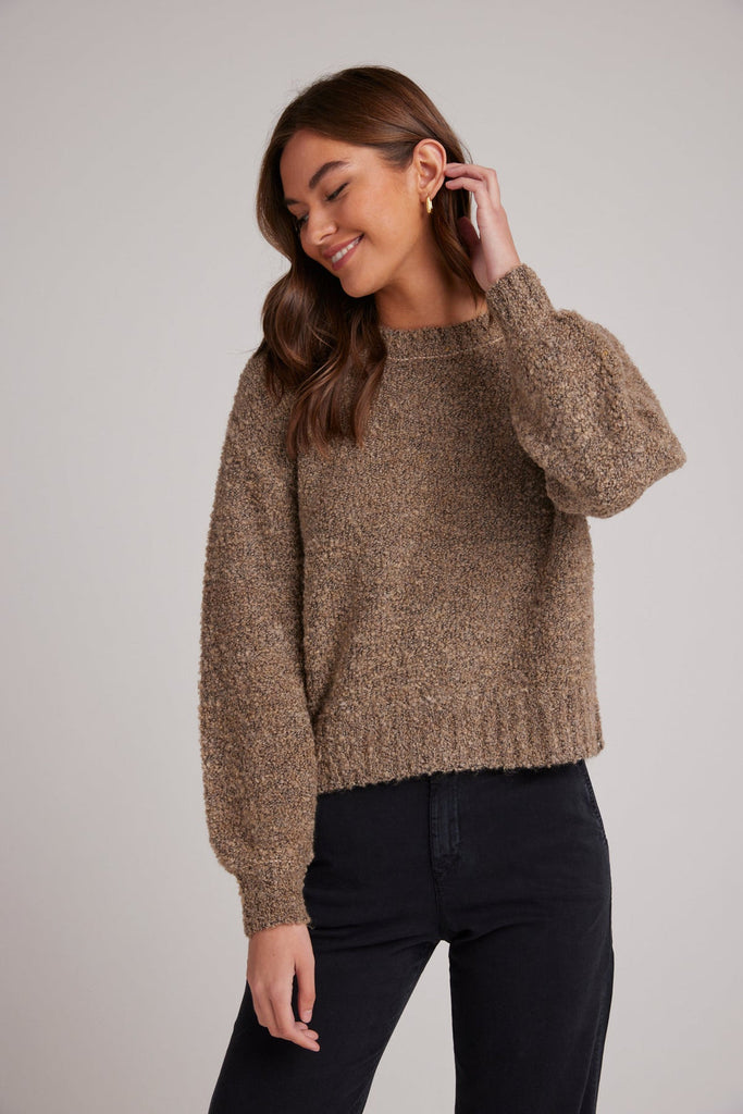 CREW NECK SWEATER (OAK) - BELLA DAHL