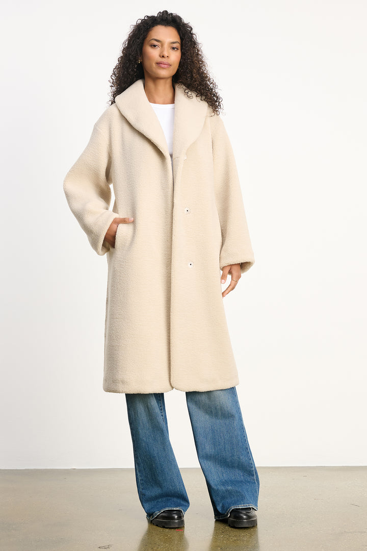 ELEANOR LUXE SHERPA JACKET - VELVET