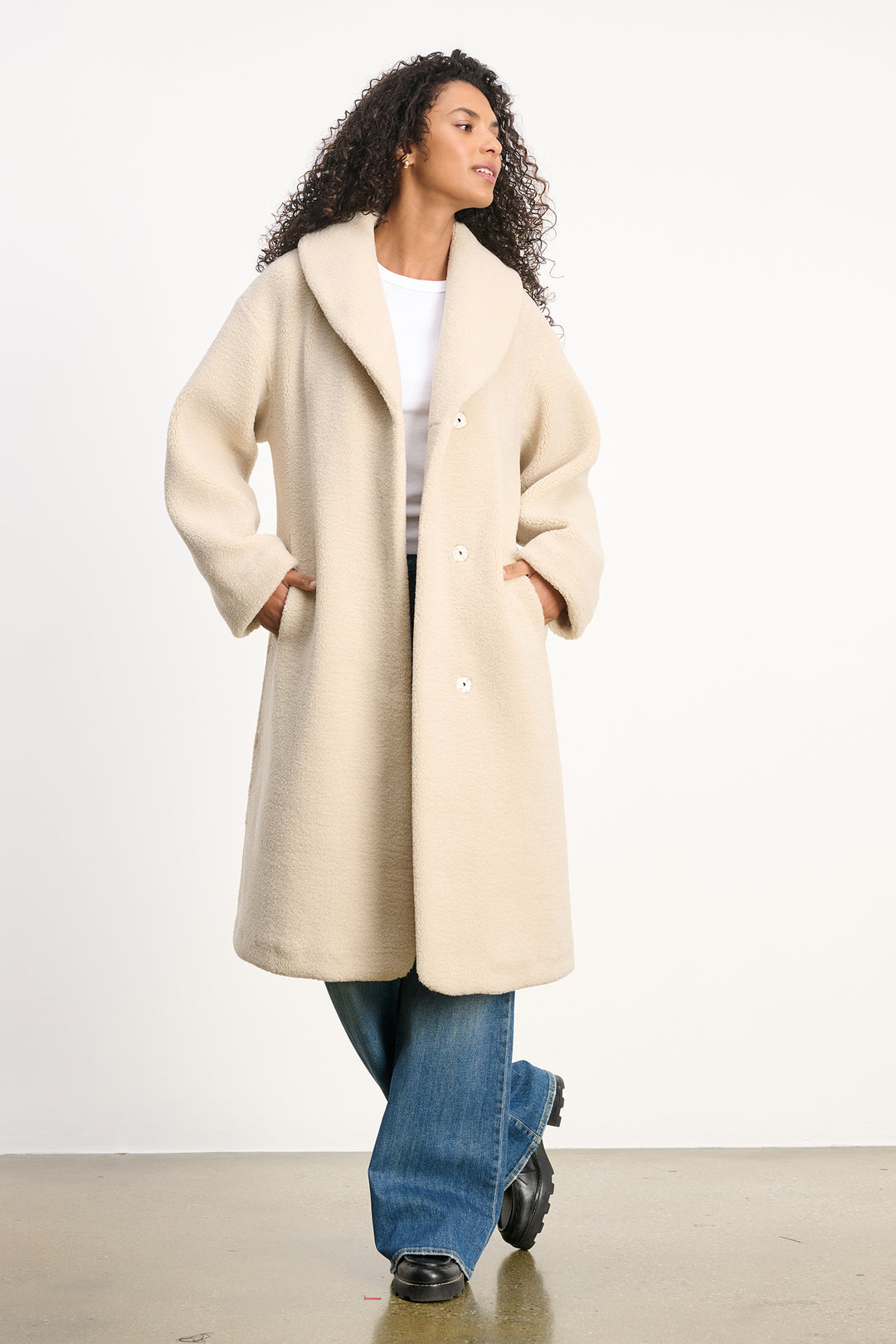 ELEANOR LUXE SHERPA JACKET - VELVET
