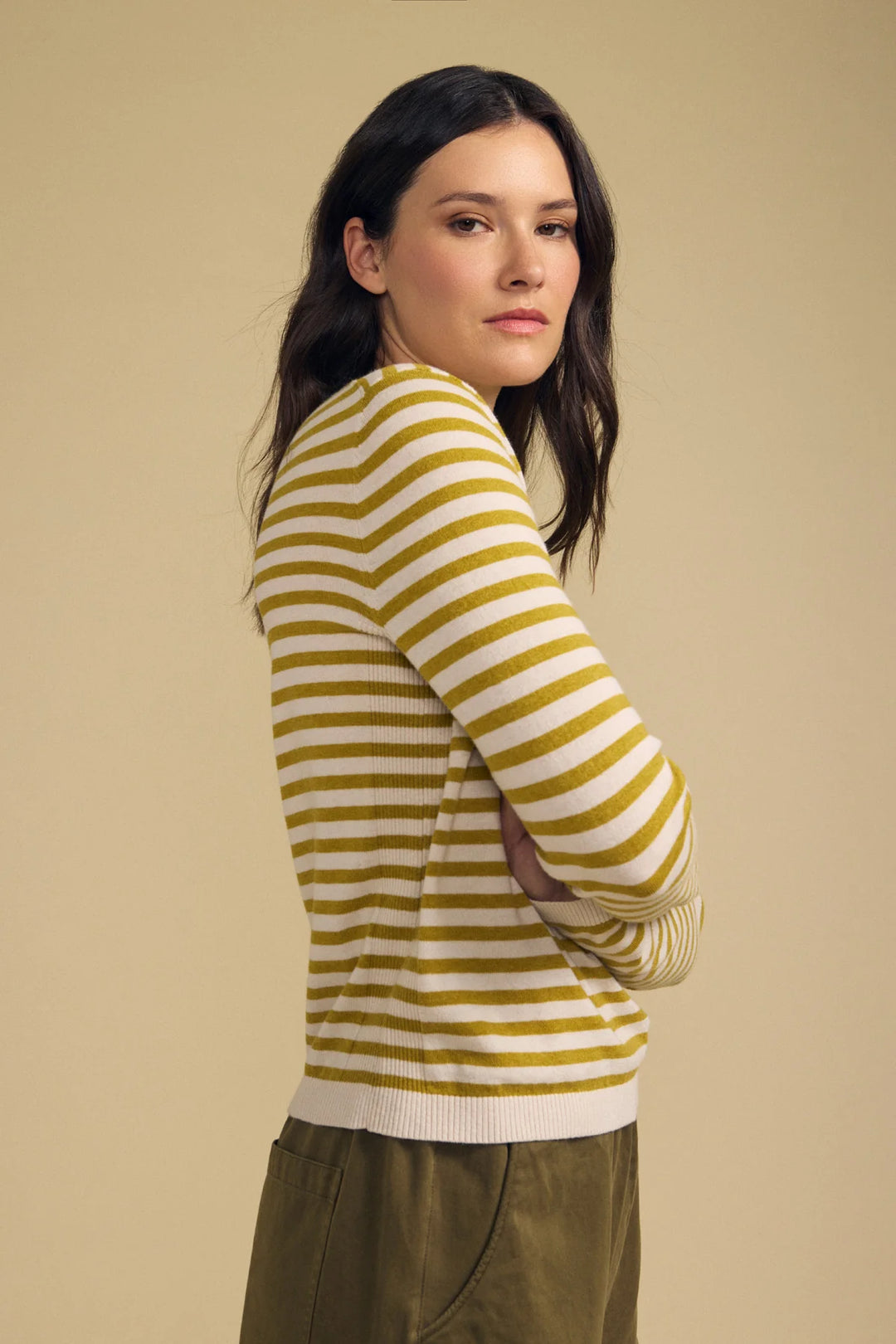 ROXY LUX COTTON CASHMERE TOP (GOLD) - VELVET