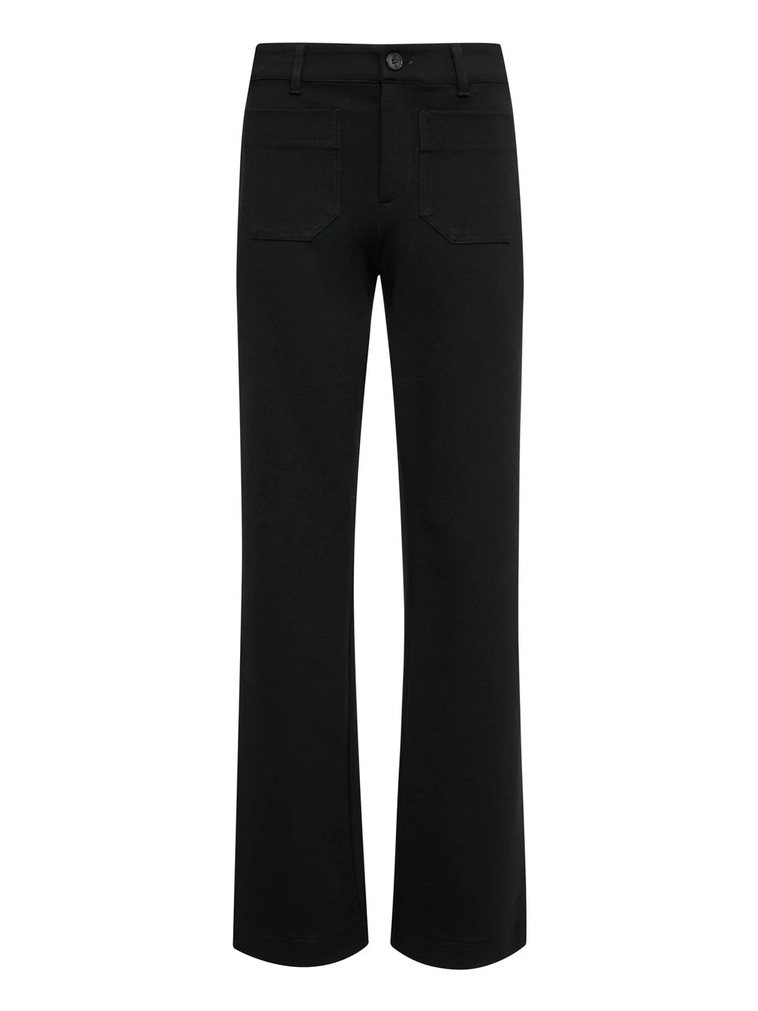 MARINE STRAIGHT LEG PONTE PANT (BLACK) - SANCTUARY