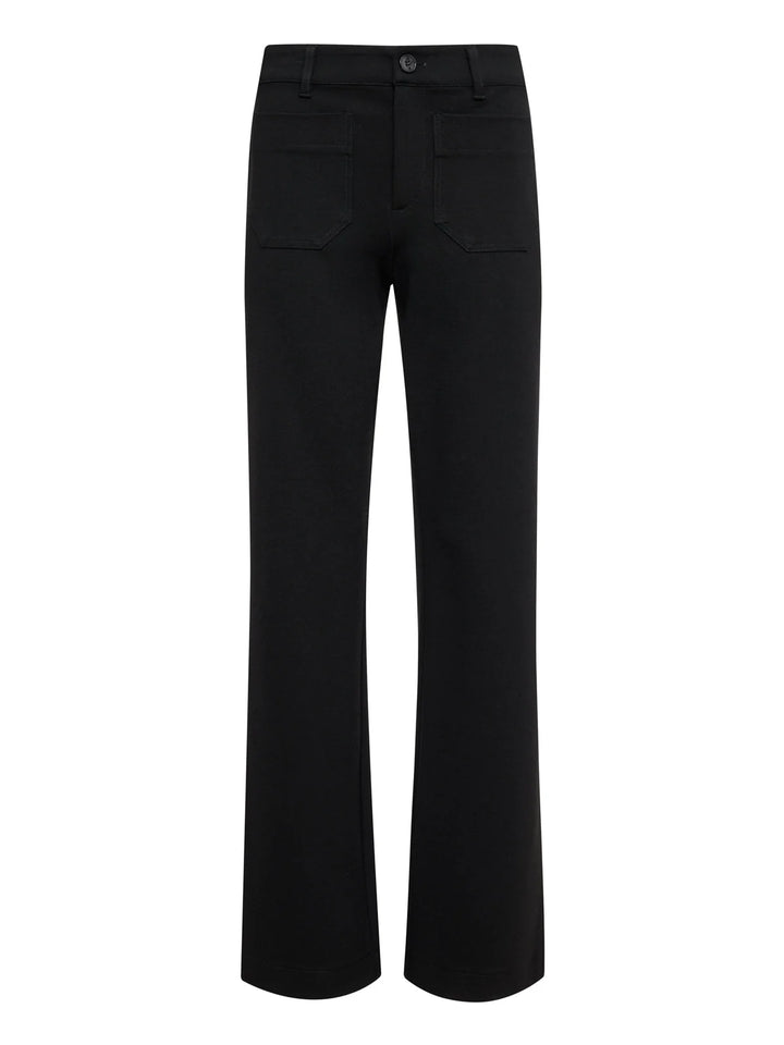 MARINE STRAIGHT LEG PONTE PANT (BLACK) - SANCTUARY