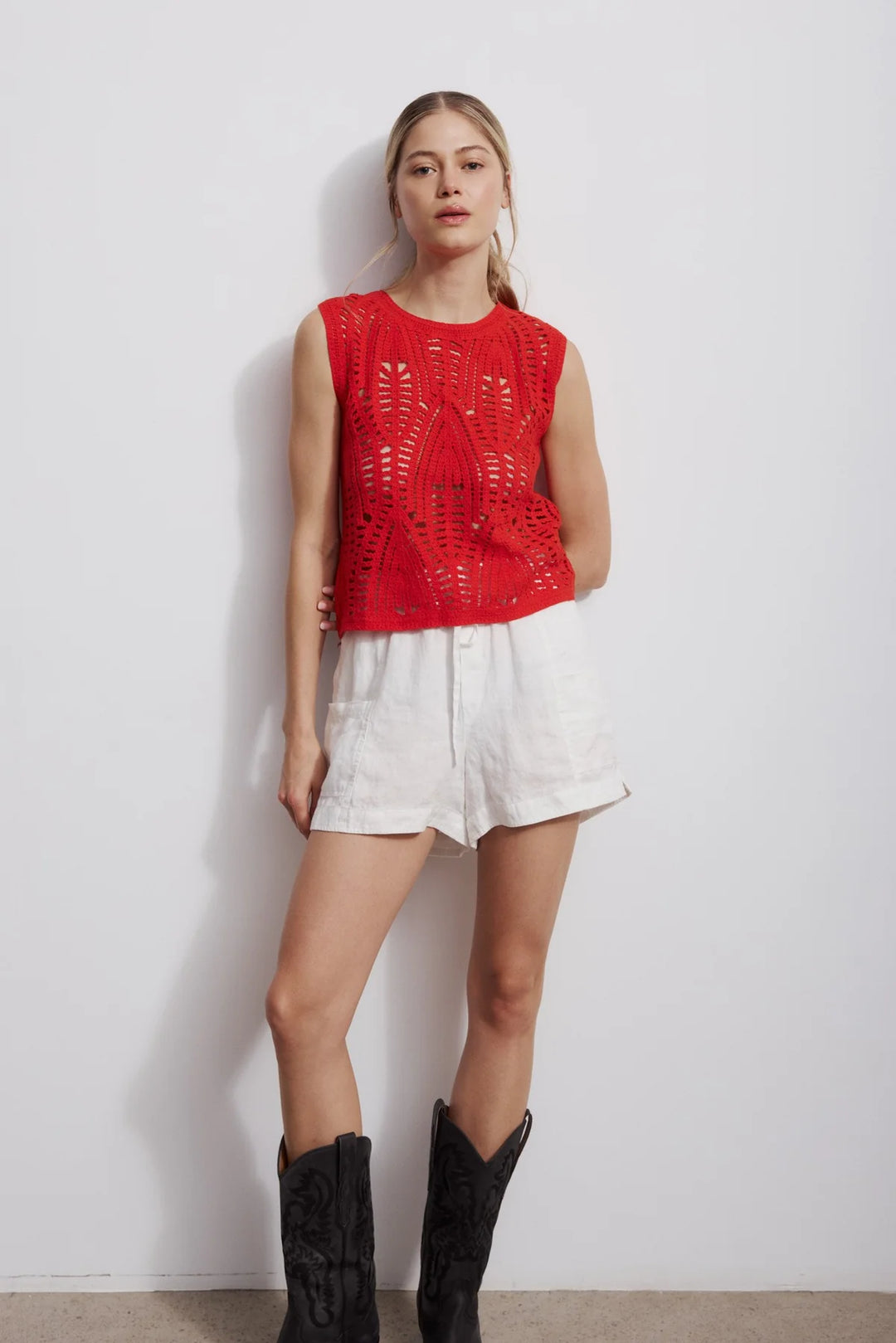 DALI SWEATER (BRIGHT RED) - MELISSA NEPTON