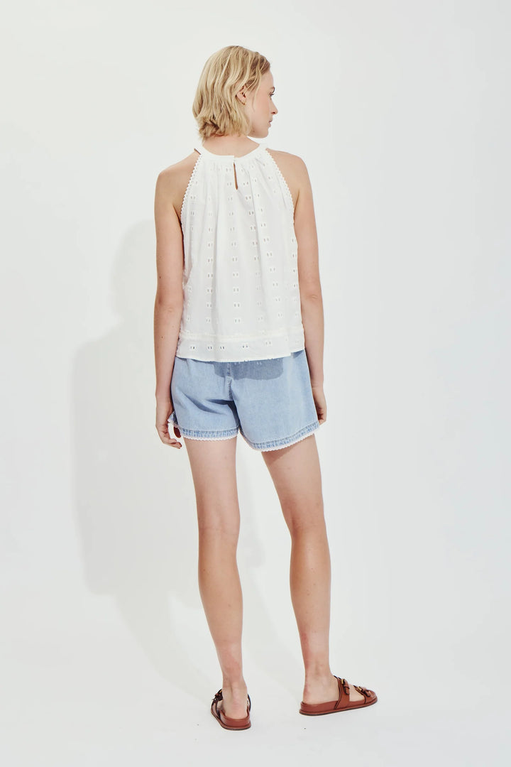 HANLY EYELET TOP - MELISSA NEPTON