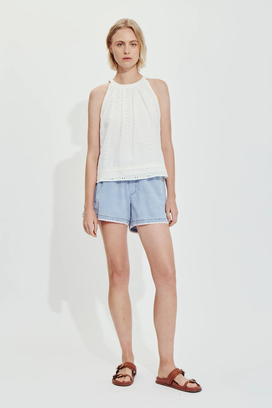 HANLY EYELET TOP - MELISSA NEPTON